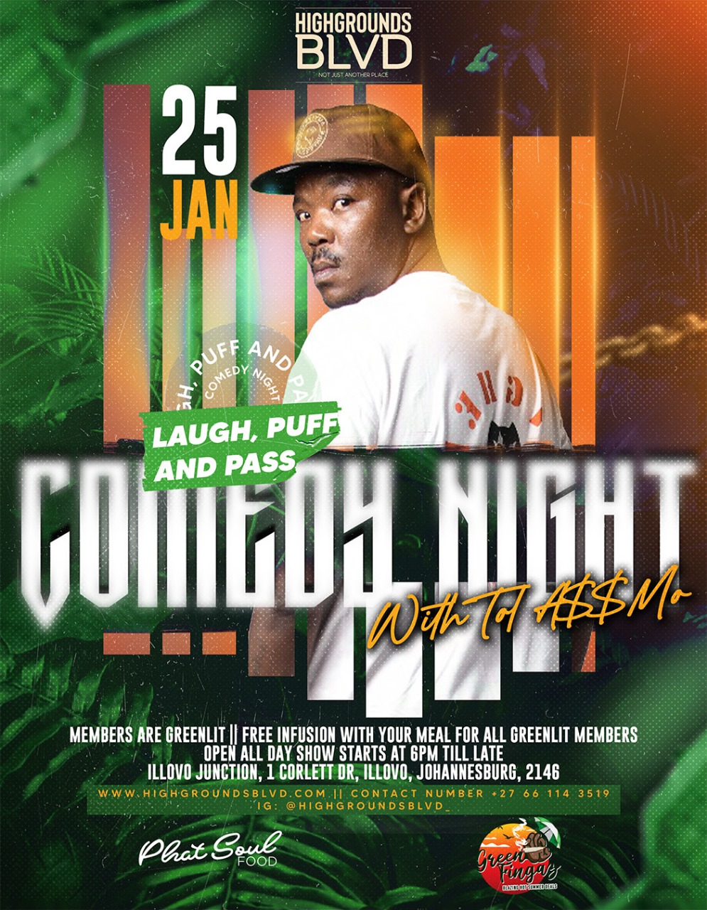 Laugh, Puff & Pass Comedy Night - Past Cannabis Event at Highgrounds BLVD